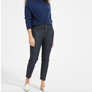 Everlane Women's Mid Rise Skinny Jeans Dark Wash Size 27 Regular NEW Retail $68